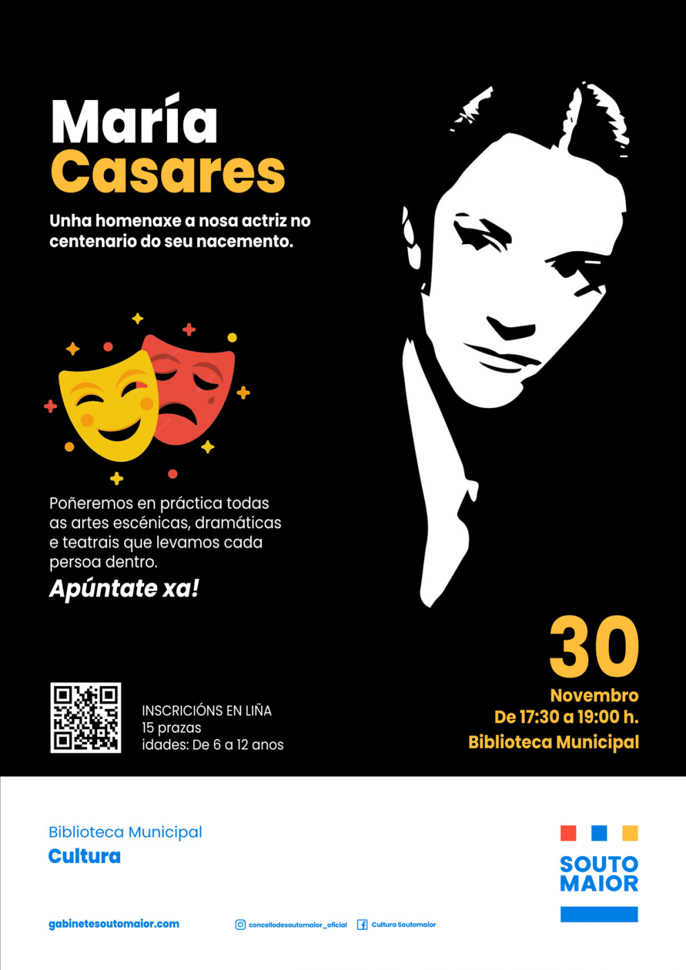 Obradoiro de Teatro: Homenaxe a María Casares