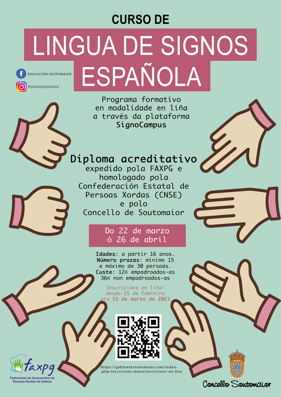 Curso de linguaxe de signos española (30h)