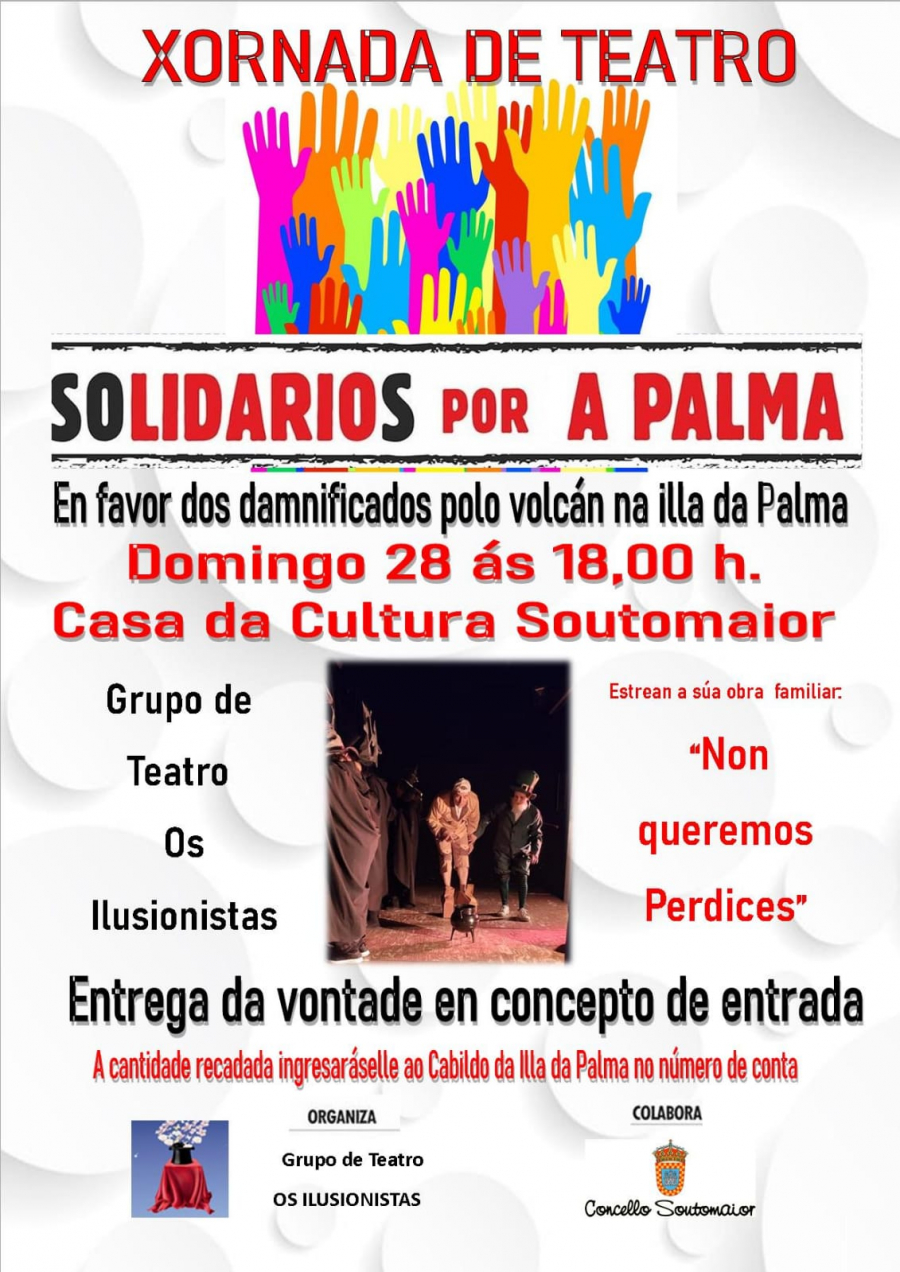 Teatro solidario, axuda a La Palma
