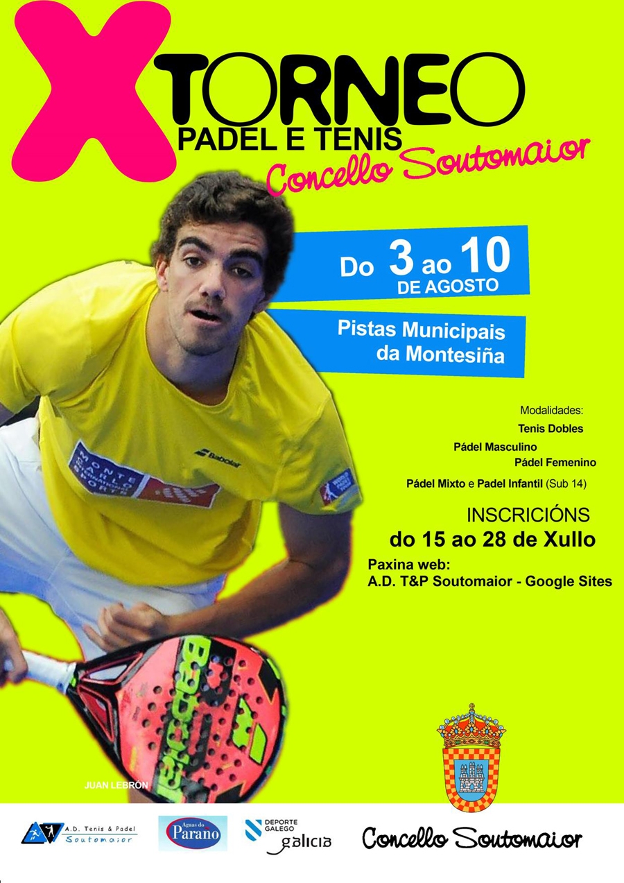 X Torneo Pádel e Tenis Concello de Soutomaior