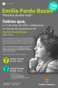 Un século, Emilia Pardo Bazán. Conmemo...